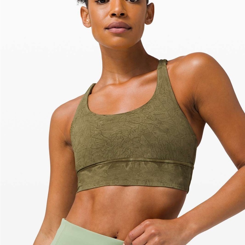 Lululemon Energy Bra Long Line Ice Dye - SZ 6